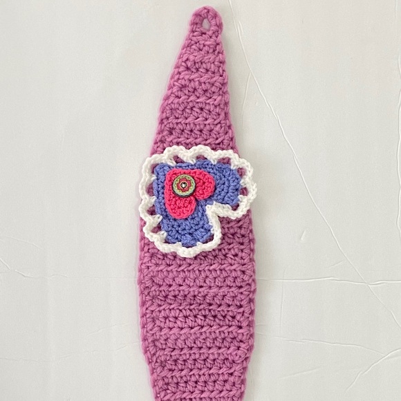 Valentine's day headband / ear warmer - Picture 5 of 6